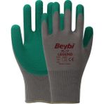 Beybi PL17 Legend Polyester Örme Lateks Camcı Iş Eldiveni Yeşil 1 Çift - 9