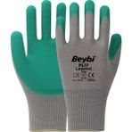 Beybi PL17 Legend Polyester Örme Lateks Eldiven Yeşil 12 Çift - 9