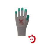 Beybi PL17 Legend Yeşil 10 Beden 12 Çift Polyester Örme Lateks İş Eldiveni