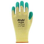 Beybi PL550 Polyester Örme Lateks Eldiven NO: 10 - Koli