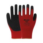 Beybi PL8 Polyester Örme Lateks Eldiven NO: 10 - Çift