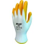 Beybi Pn-7 Nitril Iş Eldiveni Sarı-Beyaz No:9/l - 1 Adet