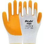 Beybi Pn5 Nitril Eldiven Polyester Astarlı No:10 Xl Beden İş Eldiveni 12 Adet