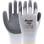 Beybi PN5 Nitril Gri İş Eldiveni NO: 10 1 Çift