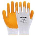 Beybi Pn5 Nitril Kaplı Polyester Iş Eldiveni - 12 Çift