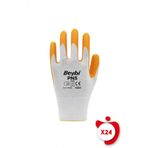 Beybi PN5 Sarı 10 Beden 24 Çift Polyester Örme Nitril İş Eldiveni