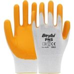 Beybi Pn5 Sarı Nitril Iş Eldiveni 12'li Paket - 9