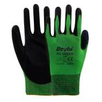 Beybi Pu Green No 10 1 Çift Poliüretan Kaplı Polyester Örme Eldiven