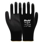 Beybi PU SLIM No:8 Koli Poliüretan Kaplı Polyester Örme Eldiven