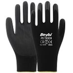 Beybi Pu Touch Siyah No 8 Poliüretan Montaj Eldiveni