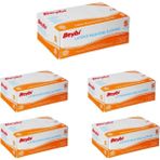 Beybi Pudralı Lateks Eldiven Small 100 Adet x 5 Paket . - Beyaz