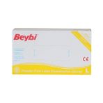 Beybi Pudrasız Lateks Eldiven 100'LÜ (Large) - 20 Paket - 1 Koli - Beyaz