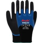 Beybi Standart Işçi Eldiveni, NMF134, Mavi, 3/4 Nitril, Ce En 388/420, 4131A, No:9 - Renkli