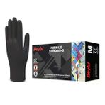 Beybi Strong-5 Siyah XL Kutu Pudrasız Nitril Muayene Eldiveni