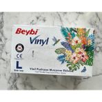 Beybi Vinil Pudrasız Muayene Eldiveni - Beyaz
