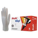 Beybi Vinill Muayene Eldiveni Pudrasız Small (100 Lü Paket)