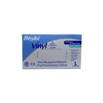 Beybi Vinyl ** M Beden ** Vinil Pudrasız Muayene Eldiveni 100'lük Kutu M Bedendir