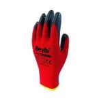 Beybi Zebra İş Eldiveni Kırmızı No:10 (12 Çift)