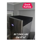 BeybiNest Duck Kumaş Buzdolabı Örtüsü Sıvı Ve Leke Tutmaz Fonksiyonel Örtü SİYAH