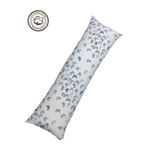 BeybiNest Hamile Destek Yastığı 120x40 Cm %100 Organik Pamuklu Kumaş Fermuarlı Astarlı Kelebek Mod