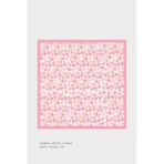 Beybium Kız Çocuk Pembe Kalp Temalı Pamuklu Çocuk Eşarp 80*80cm