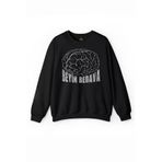 Beyin Bedava Attım Hafızaya Okul Ders Sınav Baskılı Sweatshirt Siyah