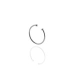 Beyisa 925 Ayar Gümüş Halka Burma Hızma Burun Piercing Nose Ring