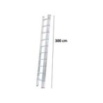 Beykon 2x3 Metre Alüminyum Sürgülü Merdiven (10+10 Basamak) - Gümüş Gri