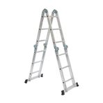 Beykon 3.70 Metre 12 Basamaklı 4x3 Alüminyum Katlanır Akrobat Merdiven