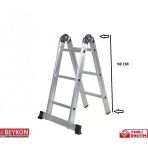 Beykon 3+3 Basamak Alüminyum Katlanır Tek Kırma Çok Amaçlı Merdiven
