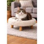 Beylerbeyi Kedi Evi Kedi Oturma Genişliği 41 Cmdir. - Krem