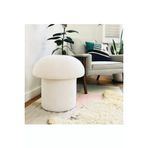 Beylerbeyi Mushroom Mantar Puf, Welsoft Kumaş,Ayak Makyaj Pufu
