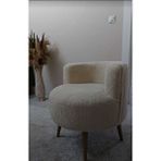 Beylerbeyi Tekli Puf ,makyaj Önü Pufu,çay Seti Tekli Koltuk, Berjer (Salon, Balkon, Ofis) - Krem