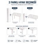 Beylini 1 Adet Dolap İçi Çok Katlı Raf Çok Amaçlı Organizer Çift Ayaklı Dolap İçi Tezgah Üstü Mutfak Dolap Düzenleyici