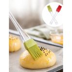 BEYLİNİ 2'li Yumurta Fırçası Silikon Yağ Su Hamur Pasta Isıya Dayanıklı Yağlama ve Soslama Fırçası Dayanıklı Şık Pratik Kullanım Karışık Renk