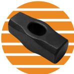 Beylini 3-5Kg Balyoz Başlığı Çelik Uçlu Yassı Çift Taraflı Kullanım Profesyonel Yıkım İnşaat Şantiye Sanayi