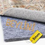 BEYLİNİ Beylini Halı Altı Keçesi Yalıtım ve Dolgu Keçesi, Koruyucu Ses,Isı, Hava 5-6 mm (Gri, 200x300)