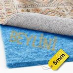 BEYLİNİ Beylini Halı Altı Keçesi Yalıtım ve Dolgu Keçesi, Koruyucu Ses,Isı, Hava 5-6 mm (Mavi, 200x300)