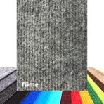 Beylini Halıfleks Zemin Yer Kaplama 3 mm Kalınlığında Rip Halı Duvardan Duvara Halıflex Organizasyon Davet - Gri - 100 x 600 cm