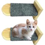 Beylini Kedi Tırmanma Merdiveni, Duvara Monte 2 Li Paket, Tırnaklar ve Ayaklar Için Rahatlatıcı