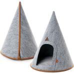 Beylini Taşınabilir Kedi Köpek Evi Minderli Pet Çadır Çantalı Model Yuva Kulübe Dekoratif - 45x45x50