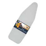 BEYLİNİ Ütü Masası Kılıfı Örtüsü Bezi, Keçeli,süngerli,lastikli Yanmaz Ayarlanabilir 45x120 Cm Gri