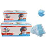 Beymask 3 Katlı Full Ultrasonik Telli Meltblown Kumaş Cerrahi Maske 50'Li 2 Kutu