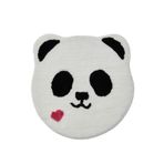 Beyond Deco Sevimli Panda Şekilli Parça Halılar 88,9 cm, Kabarık El Dokuma Estetik Çocuk Odası Çocuk Oyun Odası Dekor Halı, Komik Dekoratif Havalı Yumuşak yıkanabilir Oturma Odası, Yatak Odası Halısı