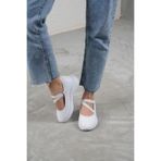 Beyond Kadın Beyaz Lastik Detaylı Sneaker Byndsnkk03
