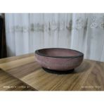 Beyrut Dizayn Çift Taban Taş Vazo Aranjman Bonsai ve Orkide Saksısı