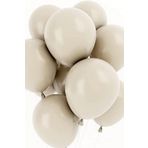 Beysüs 10 Adet Deniz Kumu Retro Ten Rengi Pastel Mat Balon 12inç