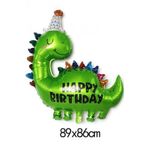 Beysüs Dinazor Folyo Balon Happy Birthday Baskılı