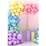 BeySüS Karışık Makaron Balon 20 adet 12inç