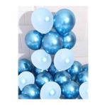 Beysüs Krom Mavi Ve Makaron Mavi Renk 15 Li Balon